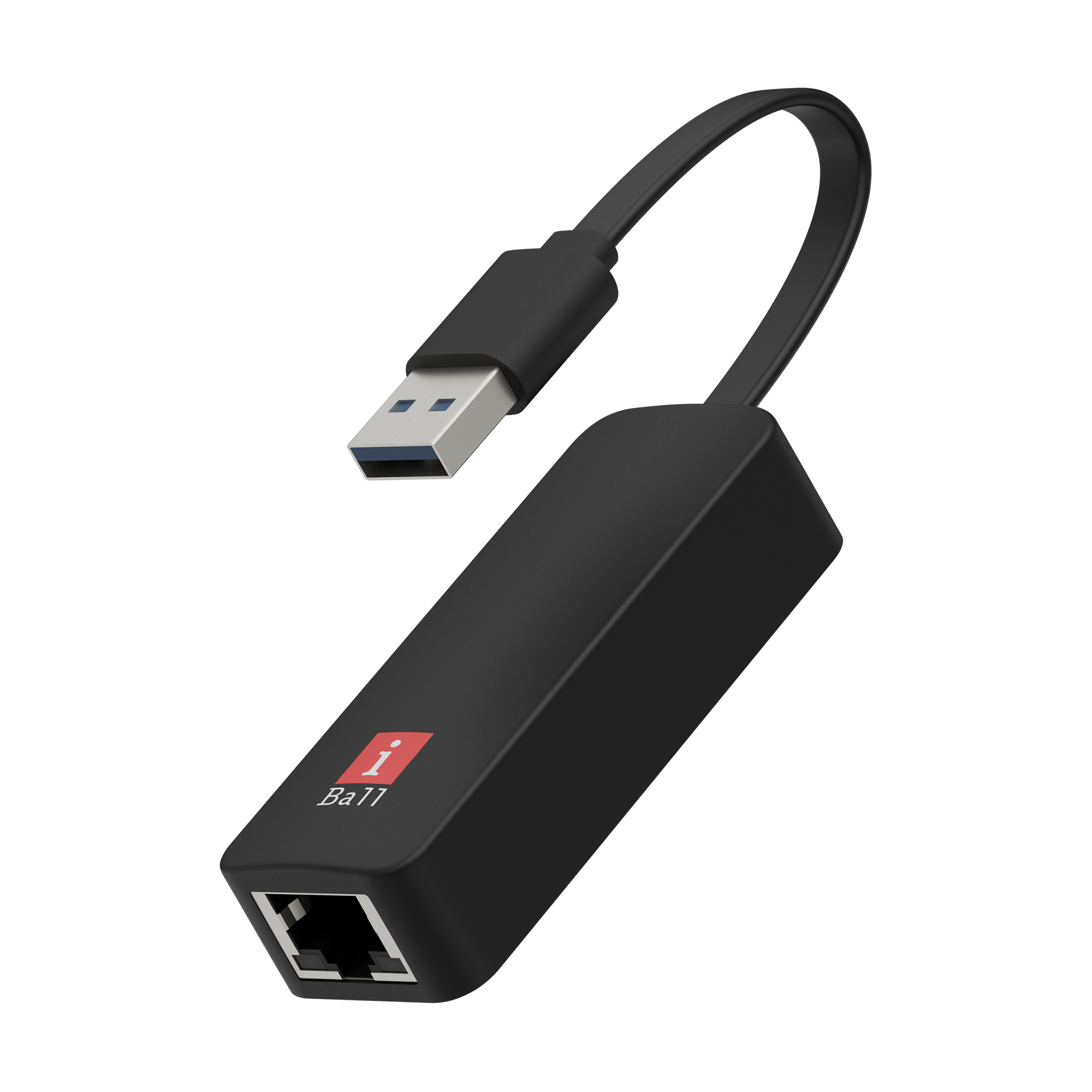 iBall Piano ARJ USB Hub – USB 3.0 to Gigabit LAN Adapter